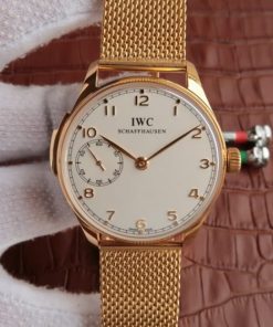 Replica IWC YLF Portuguese IW5242 RG Mesh Bracelet A52010