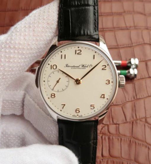 Replica IWC YLF Portuguese New Style White SS IW5242 Gold Maker A95290