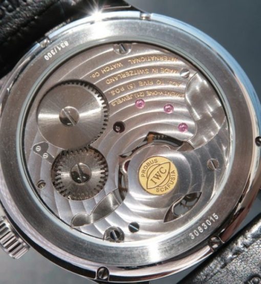 Replica IWC Portuguese Tourbillon Power Reserve Moonphase Gray Dial - Image 6