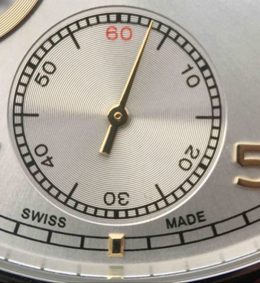Replica IWC AZ Portuguese Tourbillon White Dial YG Markers A98900 - Image 5