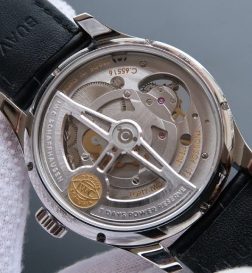 Replica IWC YLF Portuguese Tourbillon IW5463 White Dial A98900 - Image 5