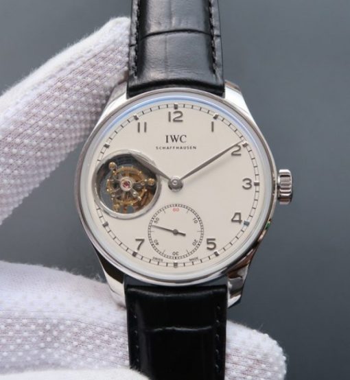 Replica IWC YLF Portuguese Tourbillon IW5463 White Dial A98900