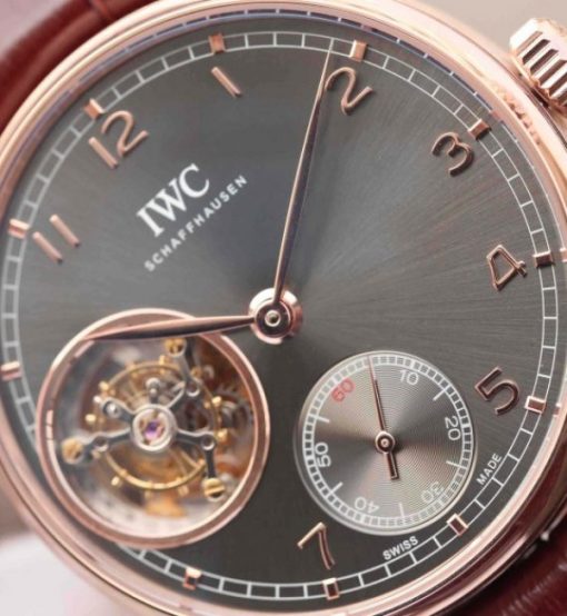 Replica IWC AZ Portuguese Tourbillon IW5463 RG Gray Dial - Image 3