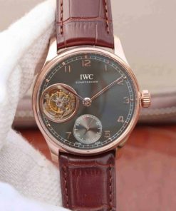 Replica IWC AZ Portuguese Tourbillon IW5463 RG Gray Dial