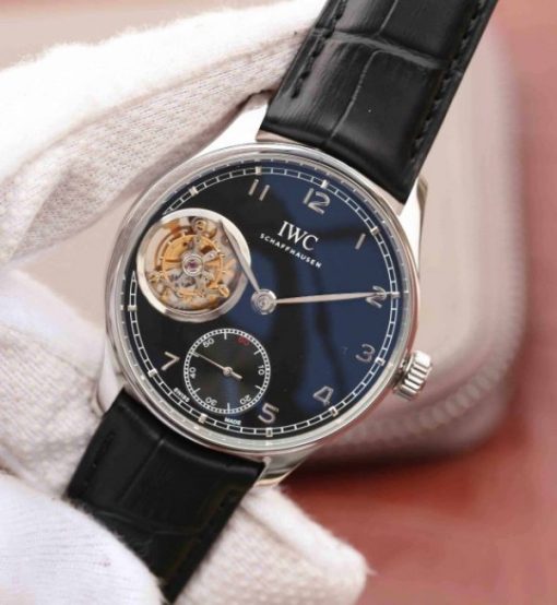 Replica IWC YLF AZ Portuguese Tourbillon Blue Dial A98900 - Image 2
