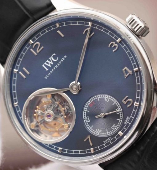 Replica IWC YLF AZ Portuguese Tourbillon Blue Dial A98900 - Image 3