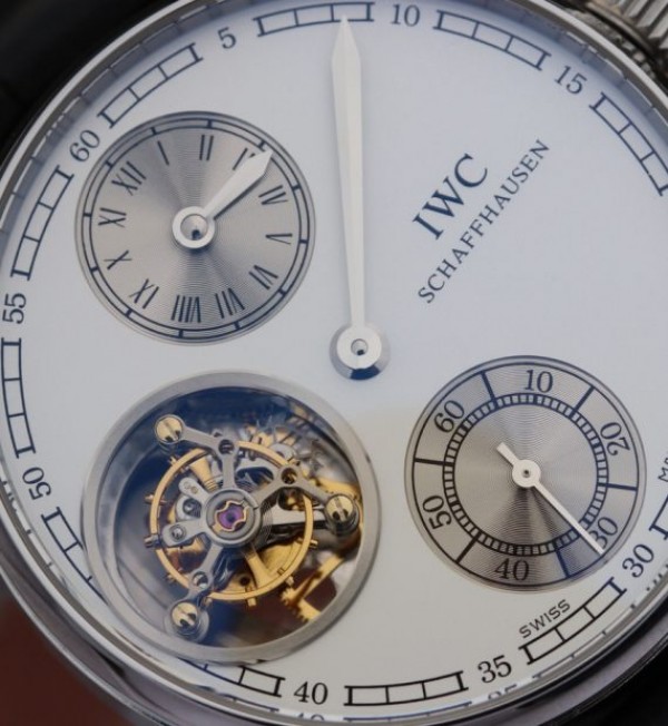 Replica IWC BM Portuguese Flying Tourbillon SS White Dial 2 Sub Dials - Image 2