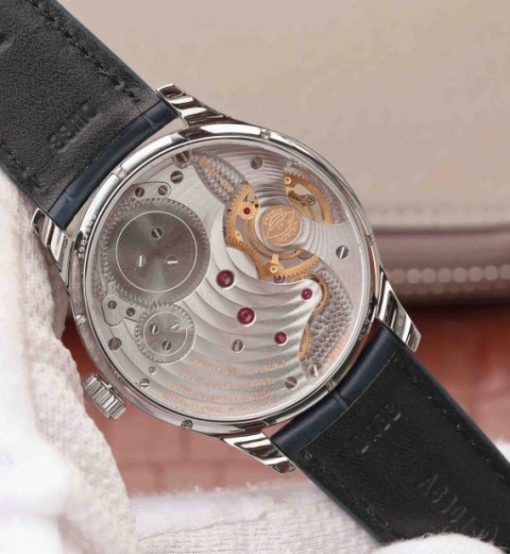 Replica IWC AZ Portuguese Tourbillon White Dial Blue Markers - Image 13