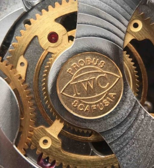 Replica IWC AZ Portuguese Tourbillon White Dial Blue Markers - Image 15