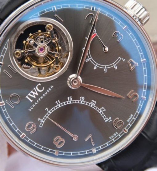 Replica IWC AZ Portuguese Tourbillon IW5046 Black Dial - Image 3