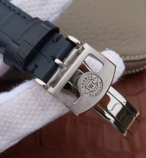 Replica IWC AZ Portuguese Tourbillon IW5046 White Dial Blue Markers - Image 7