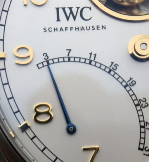 Replica IWC AZ Portuguese Tourbillon IW5046 White Dial YG Markers - Image 11