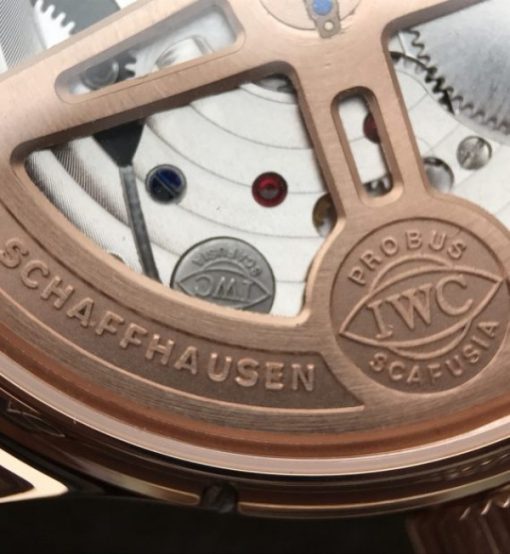 Replica IWC AZ Portuguese Tourbillon IW5046 RG Black Dial - Image 16