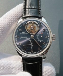 Replica IWC TF Portuguese Tourbillon IW5046 Blue Dial
