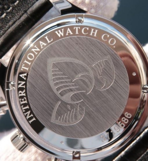 Replica IWC YLF Portuguese Chrono Dubai limited Edition Blue Dial YG Markers - Image 5