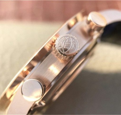 Replica IWC ZF Portuguese Chrono IW3714 RG White Dial Diamonds Inner Bezel - Image 8
