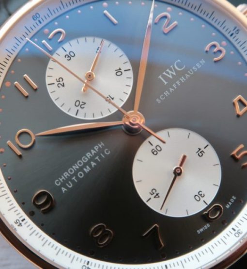 Replica IWC ZF Portuguese Chrono IW371433 Jacky Chen Leather Strap - Image 2
