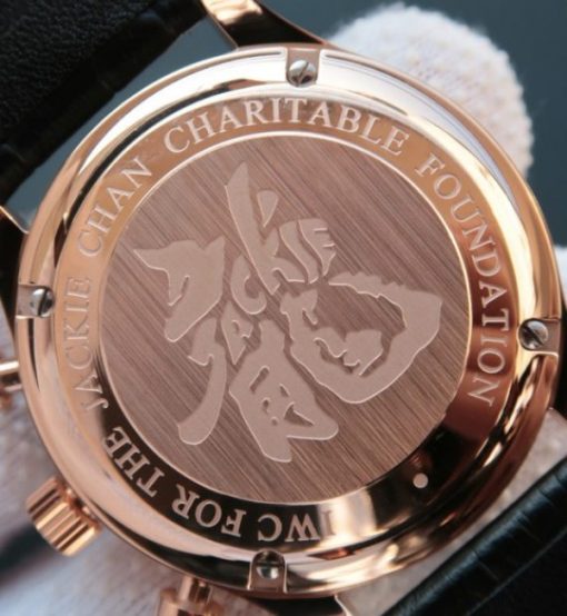 Replica IWC ZF Portuguese Chrono IW371433 Jacky Chen Leather Strap - Image 5
