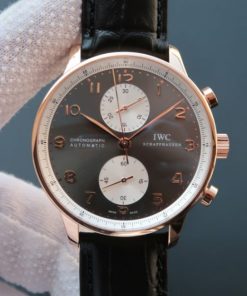 Replica IWC ZF Portuguese Chrono IW371433 Jacky Chen Leather Strap