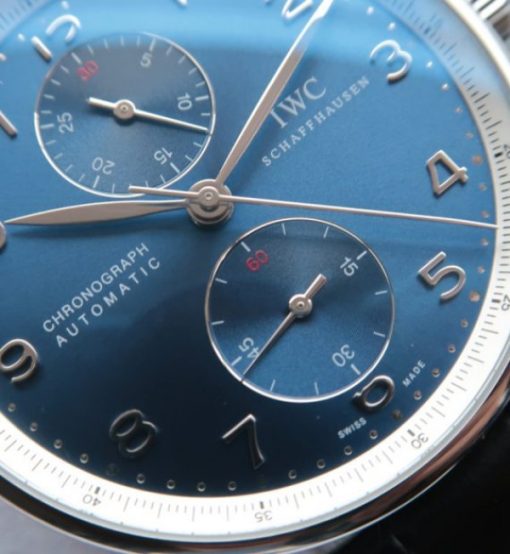 Replica IWC ZF Portuguese Chrono IW371432 Laureus Leather Strap - Image 3