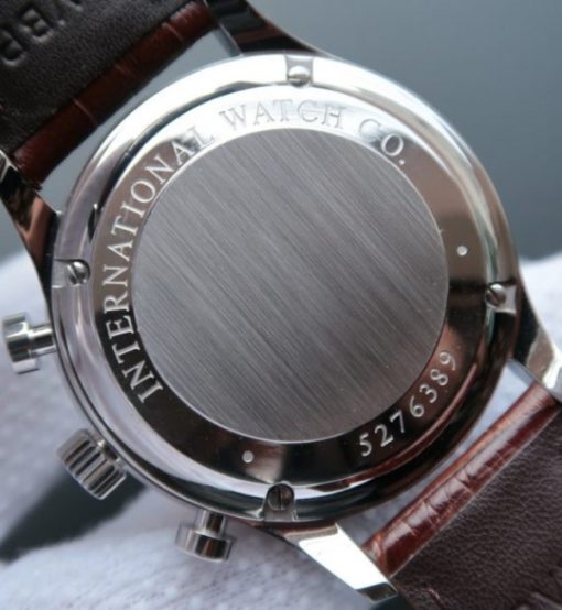 Replica IWC ZF Portuguese Chrono IW371404 Brown Leather Strap - Image 5