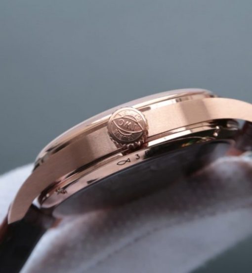 Replica IWC YLF Portuguese Regulateur RG White Dial Gold Markers A6498 - Image 4