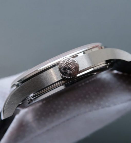 Replica IWC YLF Portuguese Regulateur Gray Dial Leather Strap A6498 - Image 4