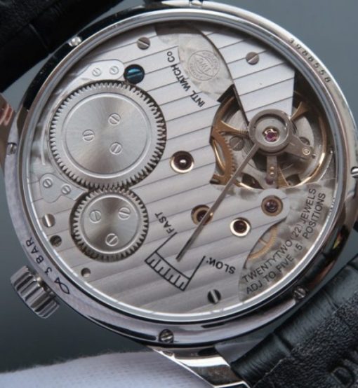 Replica IWC YLF Portuguese Regulateur Gray Dial Leather Strap A6498 - Image 6