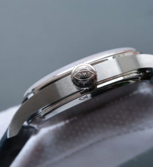 Replica IWC YLF Portuguese Regulateur Blue Dial Leather Strap A6498 - Image 4