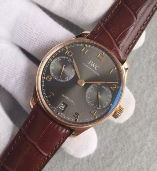 Replica IWC ZF Portuguese RG IW500702 Leather Strap A52010 - Image 2