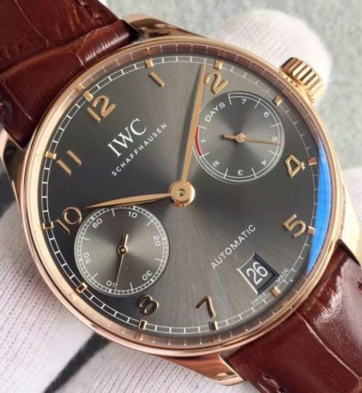 Replica IWC ZF Portuguese RG IW500702 Leather Strap A52010 - Image 3