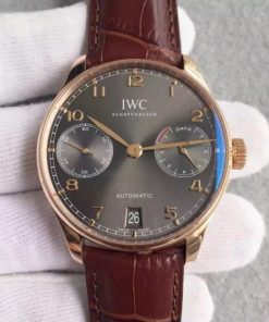 Replica IWC ZF Portuguese RG IW500702 Leather Strap A52010