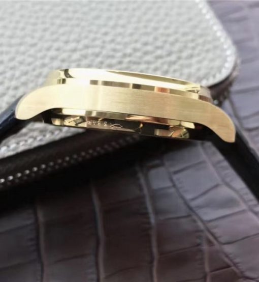 Replica IWC ZF Portuguese IW5001 YG Gray Dial Leather Strap - Image 5