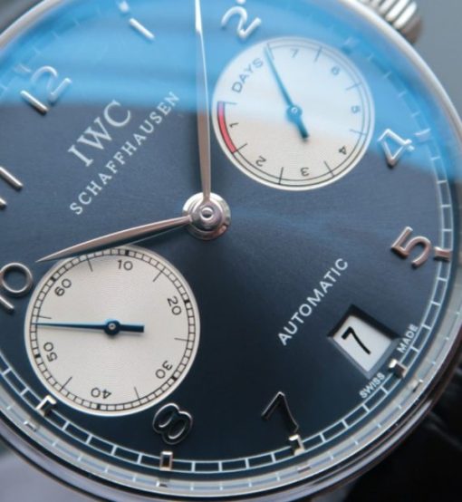 Replica IWC ZF Portuguese IW500112 Laureus Edition Leather Strap A52010 - Image 2