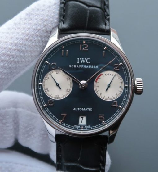 Replica IWC ZF Portuguese IW500112 Laureus Edition Leather Strap A52010