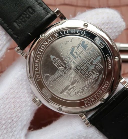 Replica IWC MK Portofino IW356514 Silver Dial Diamonds Bezel - Image 6