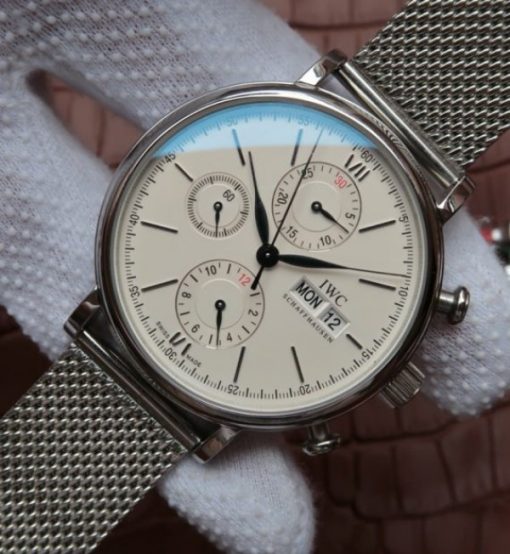 Replica IWC V6 Portofino IW391011 Chronograph White Dial - Image 2