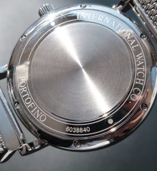 Replica IWC MK Portofino IW356506 Automatic Black Dial SS Mesh Bracelet - Image 5