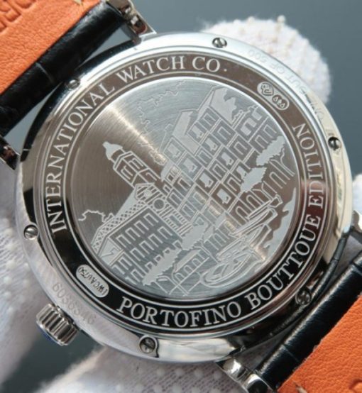 Replica IWC MK Portofino IW356512 Automatic Blue Dial Leather Strap - Image 5