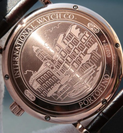 Replica IWC MK Portofino RG IW356504 Automatic White Dial Leather Strap - Image 5