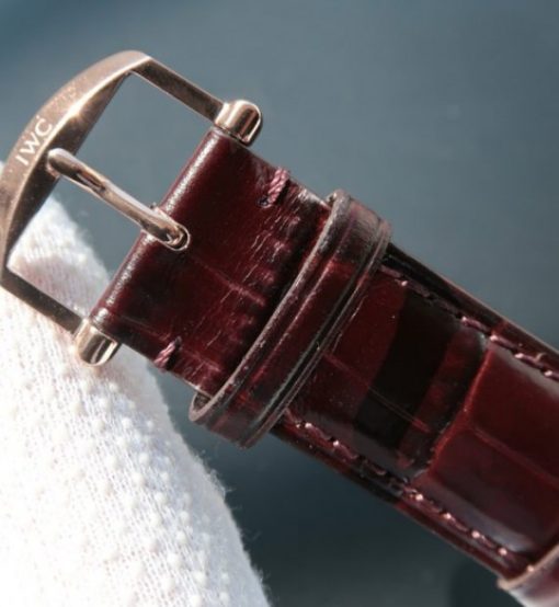 Replica IWC MK Portofino RG IW356504 Automatic White Dial Leather Strap - Image 6