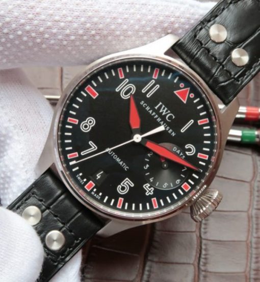 Replica IWC ZF Big Pilot IW500433 Muhammad Ali Leather Strap - Image 2