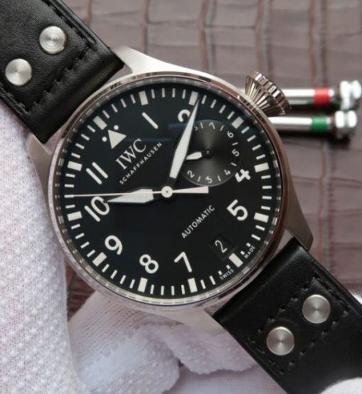 Replica IWC ZF Big Pilot IW500901 Leather Strap A51111 - Image 5