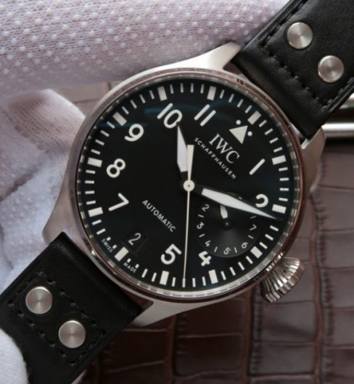 Replica IWC ZF Big Pilot IW500901 Leather Strap A51111 - Image 6