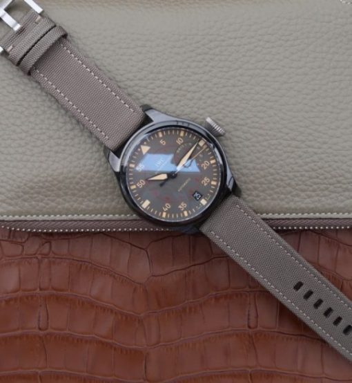 Replica IWC ZF Big Pilot 48mm IW501902 Real Ceramic Nylon Strap - Image 8