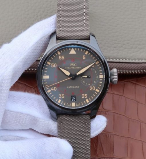 Replica IWC ZF Big Pilot 48mm IW501902 Real Ceramic Nylon Strap