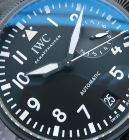 Replica IWC ZF Big Pilot IW502001 Real Ceramic Nylon Strap - Image 3