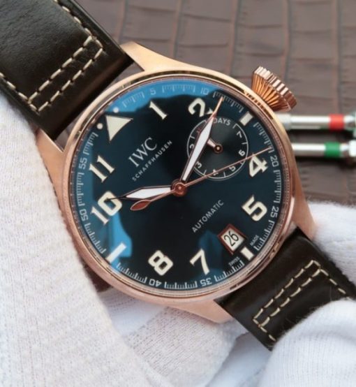 Replica IWC ZF Big Pilot IW500909 Le Petit Prince RG Leather Strap - Image 2