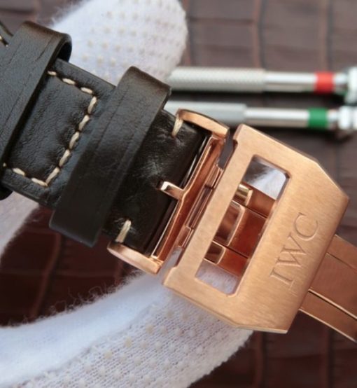 Replica IWC ZF Big Pilot IW500909 Le Petit Prince RG Leather Strap - Image 6