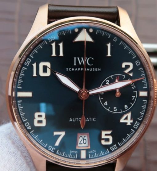 Replica IWC ZF Big Pilot IW500909 Le Petit Prince RG Leather Strap
